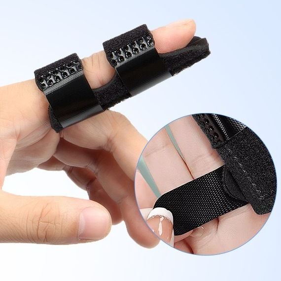 เฝือกดามนิ้วเสริมแกน อุปกรณ์พยุงนิ้วมือ ระบายอากาศ ลดอาการปวดนิ้ว finger splint นิ้วล็อค เอ็น กระดูกปลายนิ้วร้าว