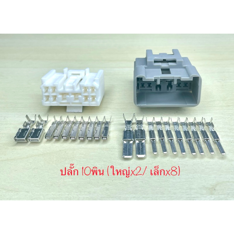 ปลั๊ก 10พิน (ใหญ่ x2/ เล็ก x 8) พร้อมพิน #