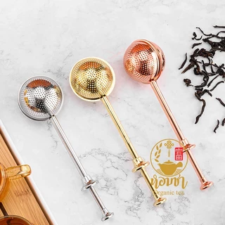 ช้อนกรองชา สแตนเลส 304 ใช้สะดวก สะอาด 1 ชิ้น 304 stainless steel tea strainer