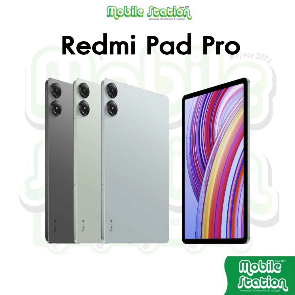 [NEW] Xiaomi Redmi Pad Pro แท็บเล็ต 12.1" 2.5K 120Hz Snapdragon 7s Gen 2 Xiaomi HyperOS ศูนย์ไทย Mobilestation