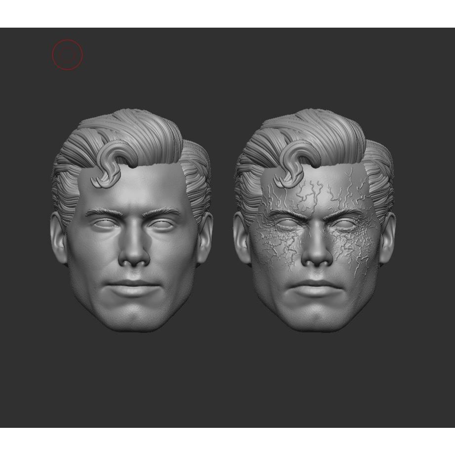 KTJL Superman -  Headsculpt for Action Figures 3D print model