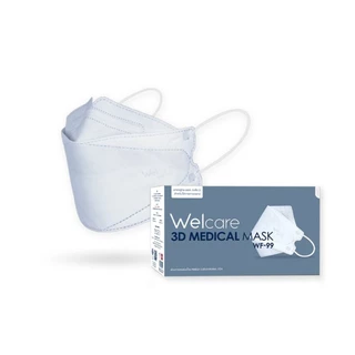 welcare 3d wf-99 หน้ากากอนามัยทางการแพทย์ หน้ากากอนามัย3ชั้น เวลแคร์ 1กล่อง/บรรจุ50ชิ้น