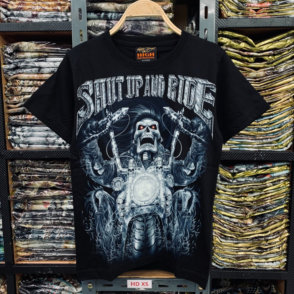 เสื้อยืดสกรีนเรืองแสง ROCK CHANG