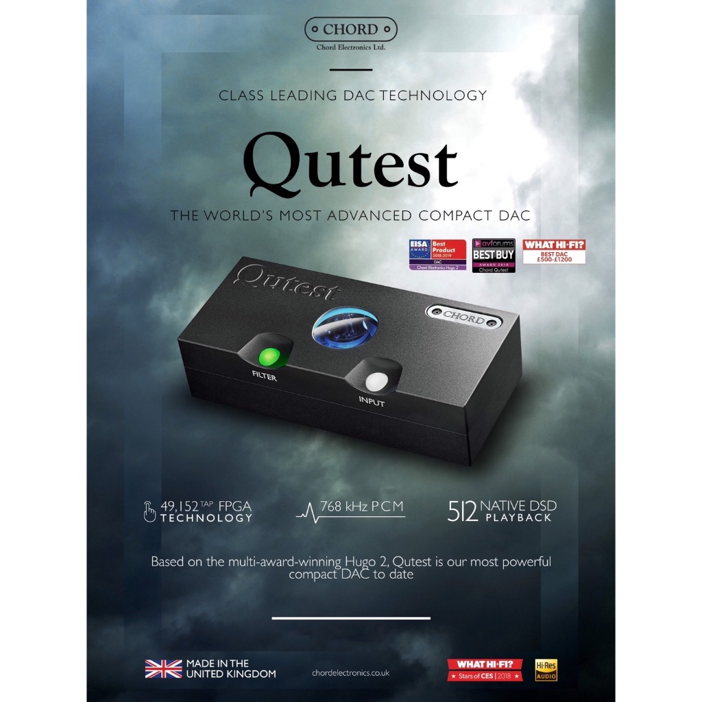 Chord Qutest : DAC Stand Alone ที่ดีที่สุดในงบ 1 แสนบาท The Best High End Compact DAC Money Can Buy 