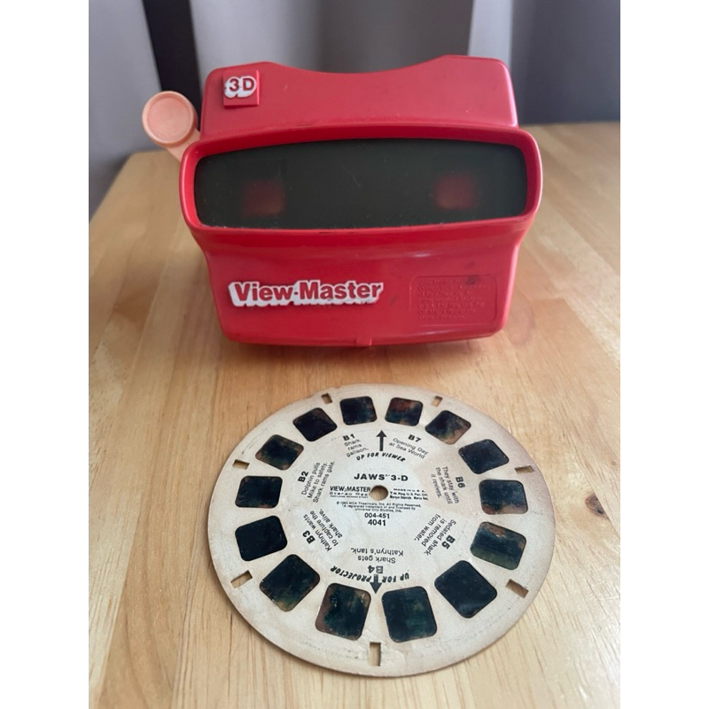 View-Master 3D พร้อมแผ่นฟิล์มJAWS