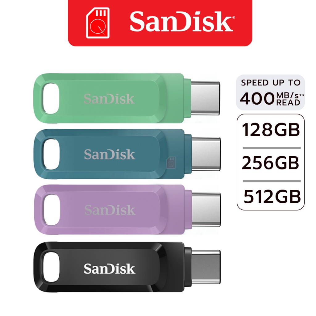 SanDisk Ultra Dual Drive Luxe USB Type-C 128GB 256GB 512GB Speed 400MB/s Flash Drive for iPhone15