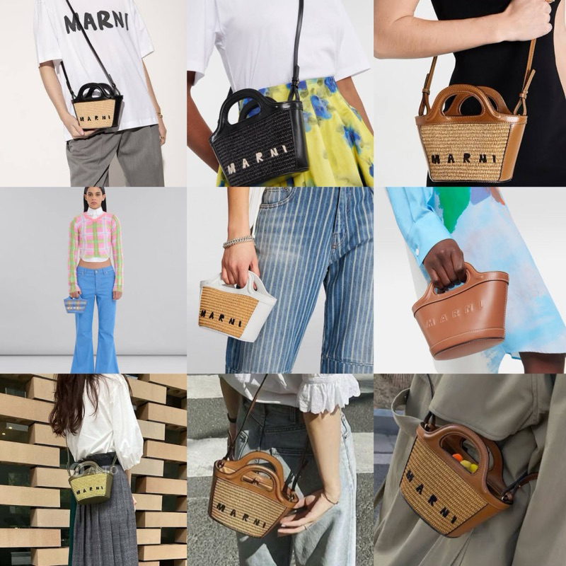 30 สี กระเป๋าถือ marni micro พร้อมกล่อง น่ารัก ต้องมี