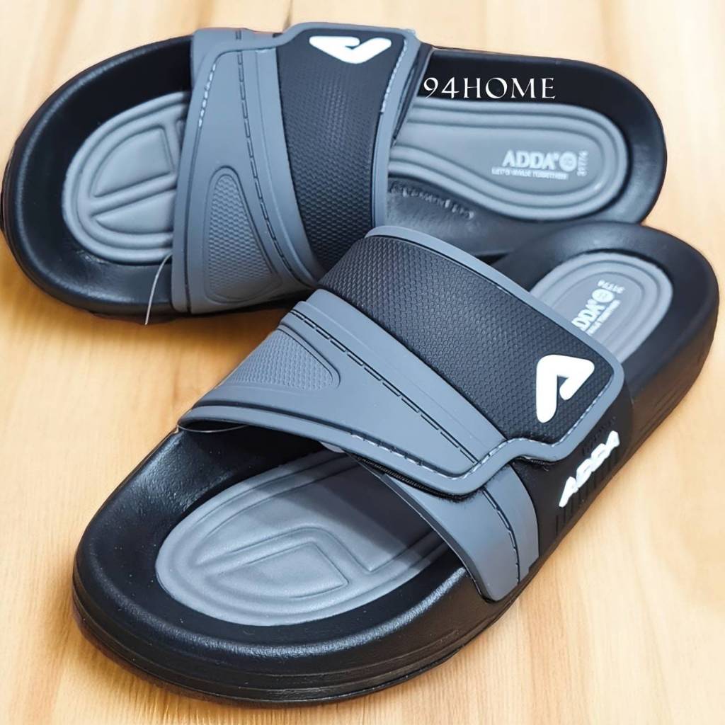 31T74-M1 adda  แอดด้า รองเท้าแตะแบบสวม ผู้ชาย ปรับขนาดได้ นุ่มเบาสบายเท้า size 4-9 ดูขนาดไซส์ตารางที่รูปภาพ