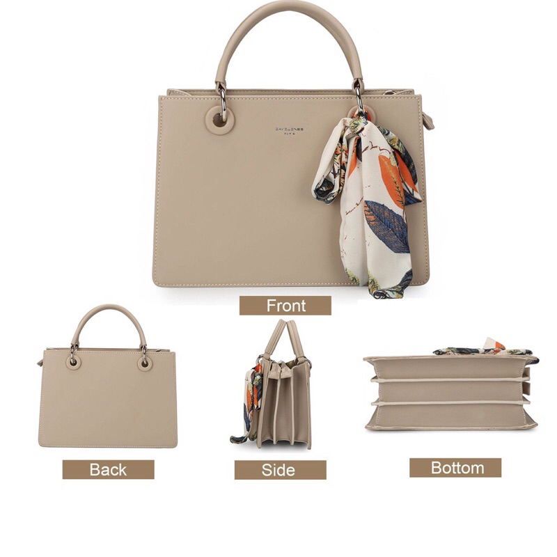 David Jones Paris กระเป๋าถือ กระเป๋าสะพายไหล่