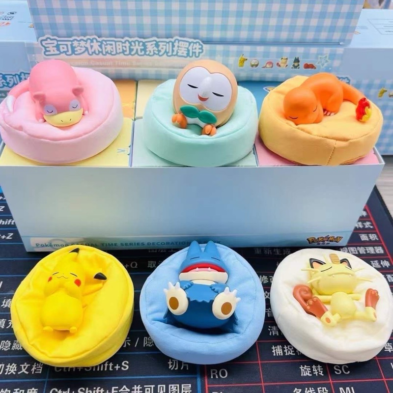 ร้าน🇹🇭 พร้อมส่ง✨ โมเดลโปเกม่อน ลิขสิทธิ์แท้ได้ 1 ตัว  - Pokemon - Eevee Family Sleeping Series by Holly Box