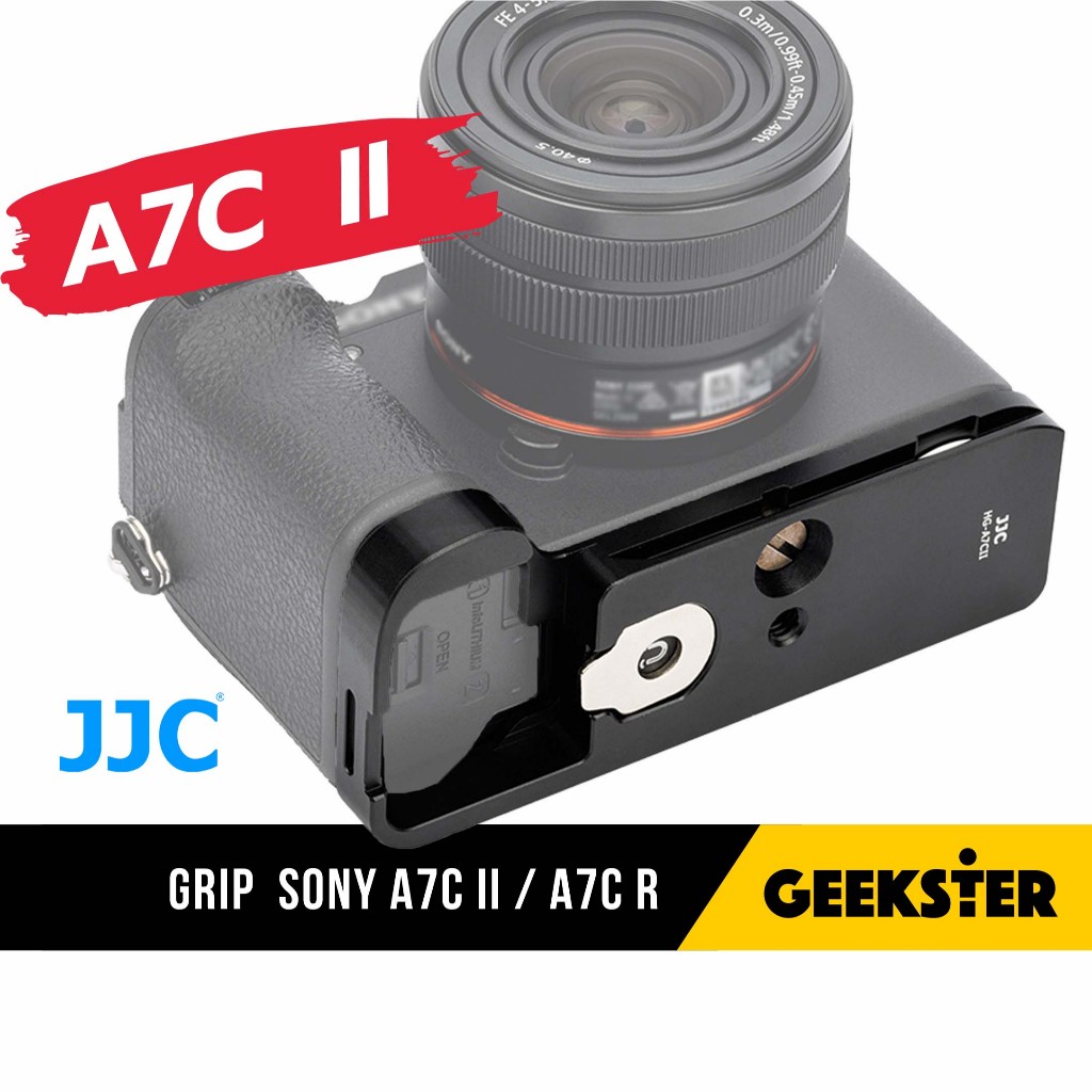 JJC กริป SONY A7C II / A7C R  โซนี่ Camera Hand Grip (  แผ่นฐาน lplate A7CII / A7C2 / A7CR / A7C MK2