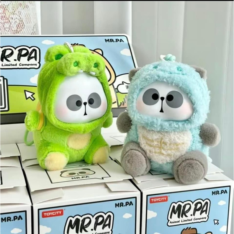 พร้อมส่ง!! แบบจุ่ม Mr.Pa Animal Company ToyCity ของสะสม Panda Work กล่องสุ่ม แพนด้า น่ารัก