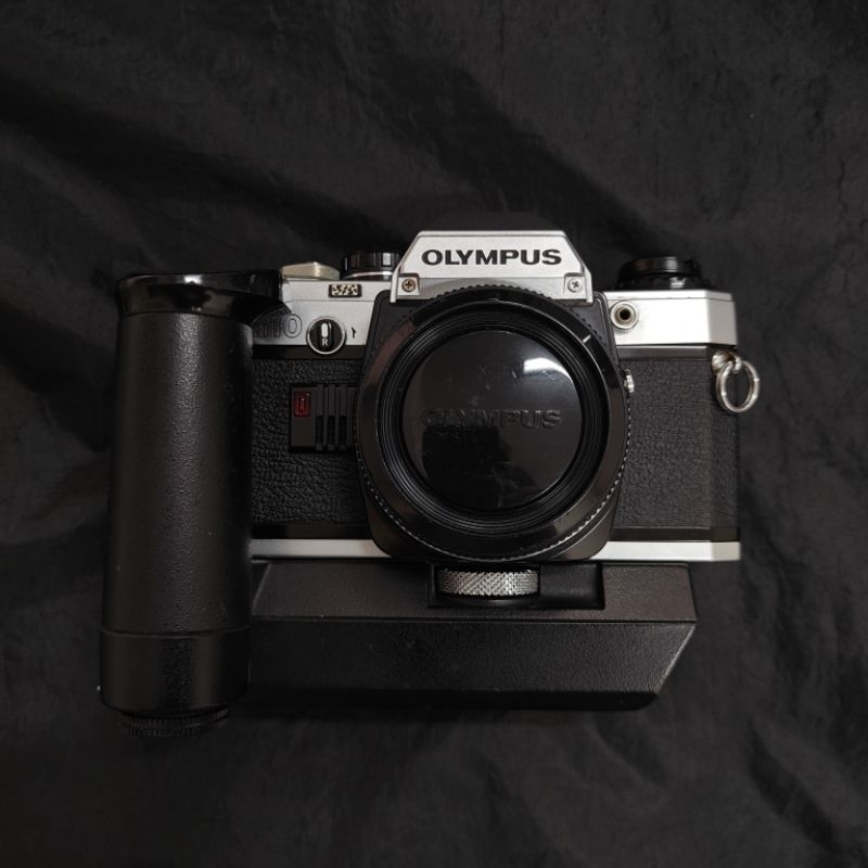 กล้องฟิล์มพร้อมส่ง เต็มระบบ Olympus OM-10 + Winder 2