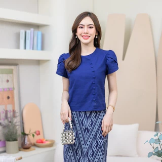 เสื้อพื้นเมืองผู้หญิง รวมแบบสีกรม