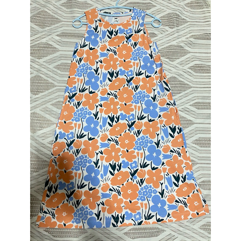 Dress UNIQLO x marimekko size 160 kids อก 33“ วงแขน 15” สะโพก 42“ ยาว 37”