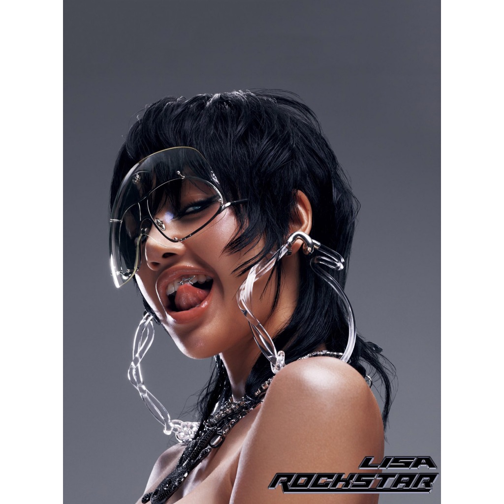 โปสเตอร์ Lisa Rockstar ลิซ่า Poster รับทำโปรเตอร์ โปสเตอร์ติดผนัง ของแต่งบ้าน 77poster