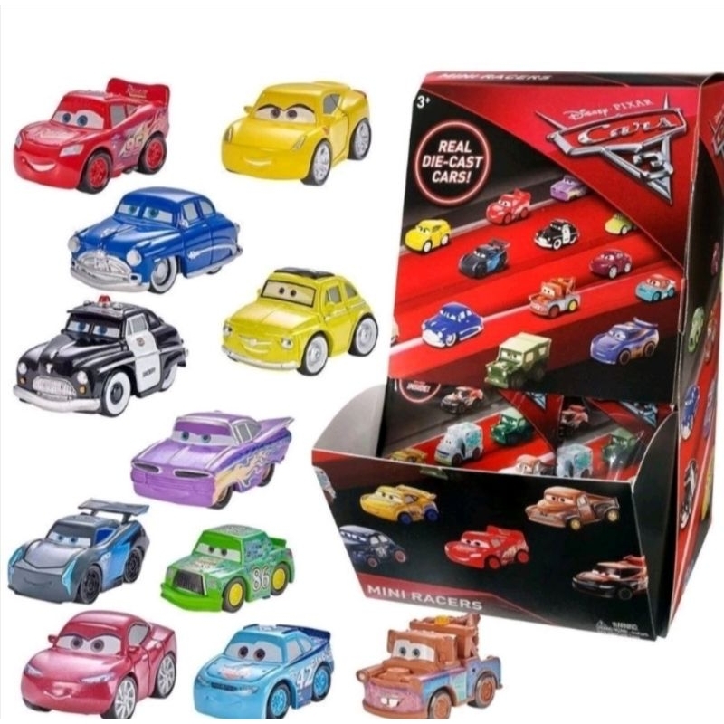 Mattel Disney Pixar Cars 3 Mini Racers Die-cast Car Blind Bag​ รถจิ๋ว