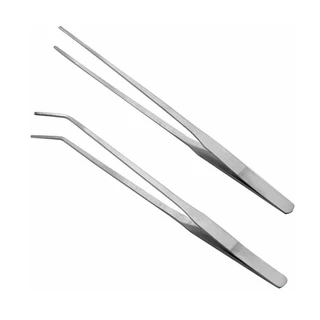 ปากคีบ ฟอร์เซป คีมคีบยาว ฟอร์เซปสแตนเลส ปากตรงและปากงอ Long Forcep แหนบตกแต่งตู้ปลา ส่งจากกรุงเทพ