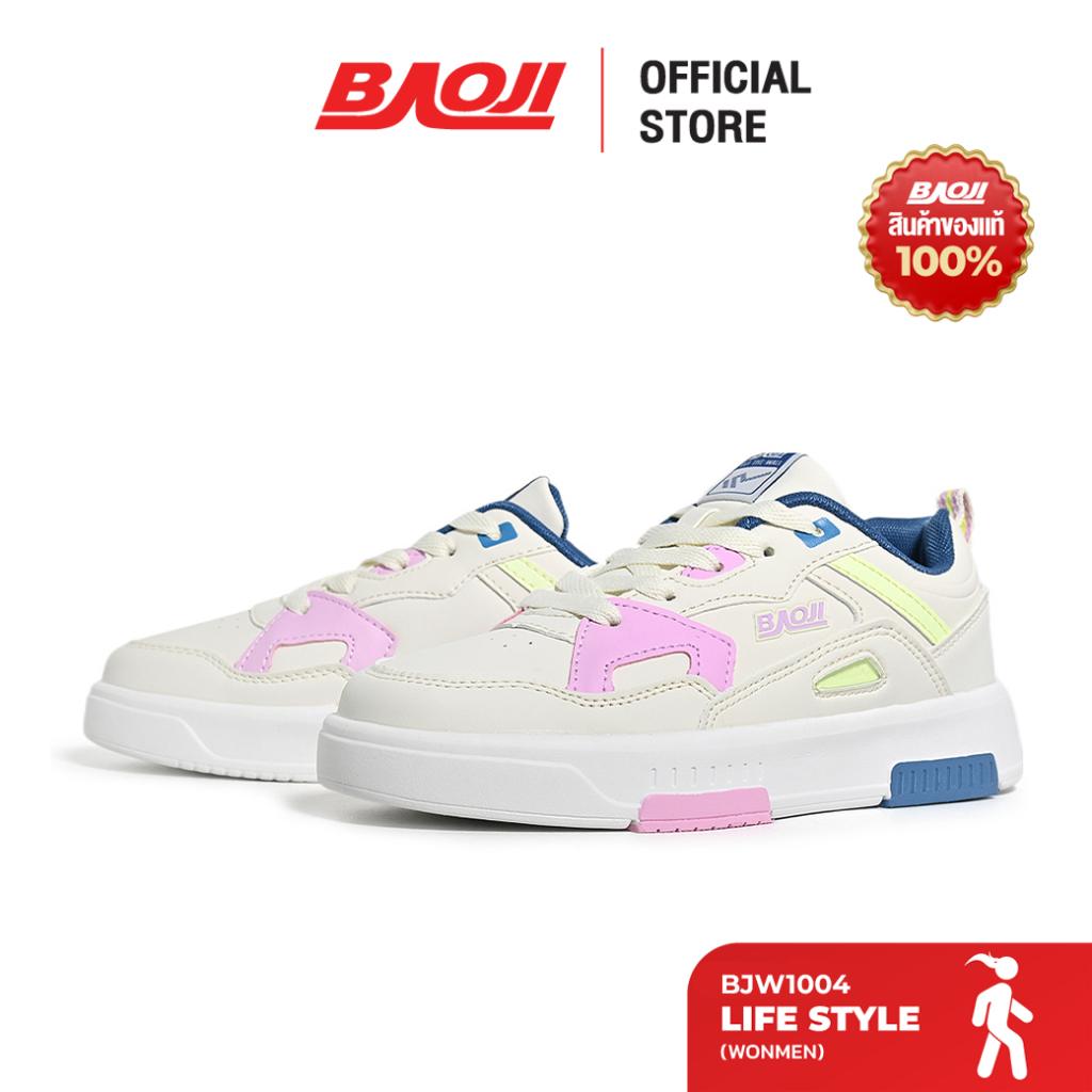 BAOJI บาโอจิ รองเท้าผ้าใบ รองเท้าไลฟ์สไตล์ผู้หญิง รุ่น BJW1004