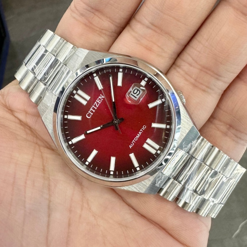 [ Excel Watch ] นาฬิกาซิติเซน รุ่น NJ0150-56W สีแดงเบอร์กันดี้ CITIZEN 'Tsuyosa' Burgundy NJ0150-56W