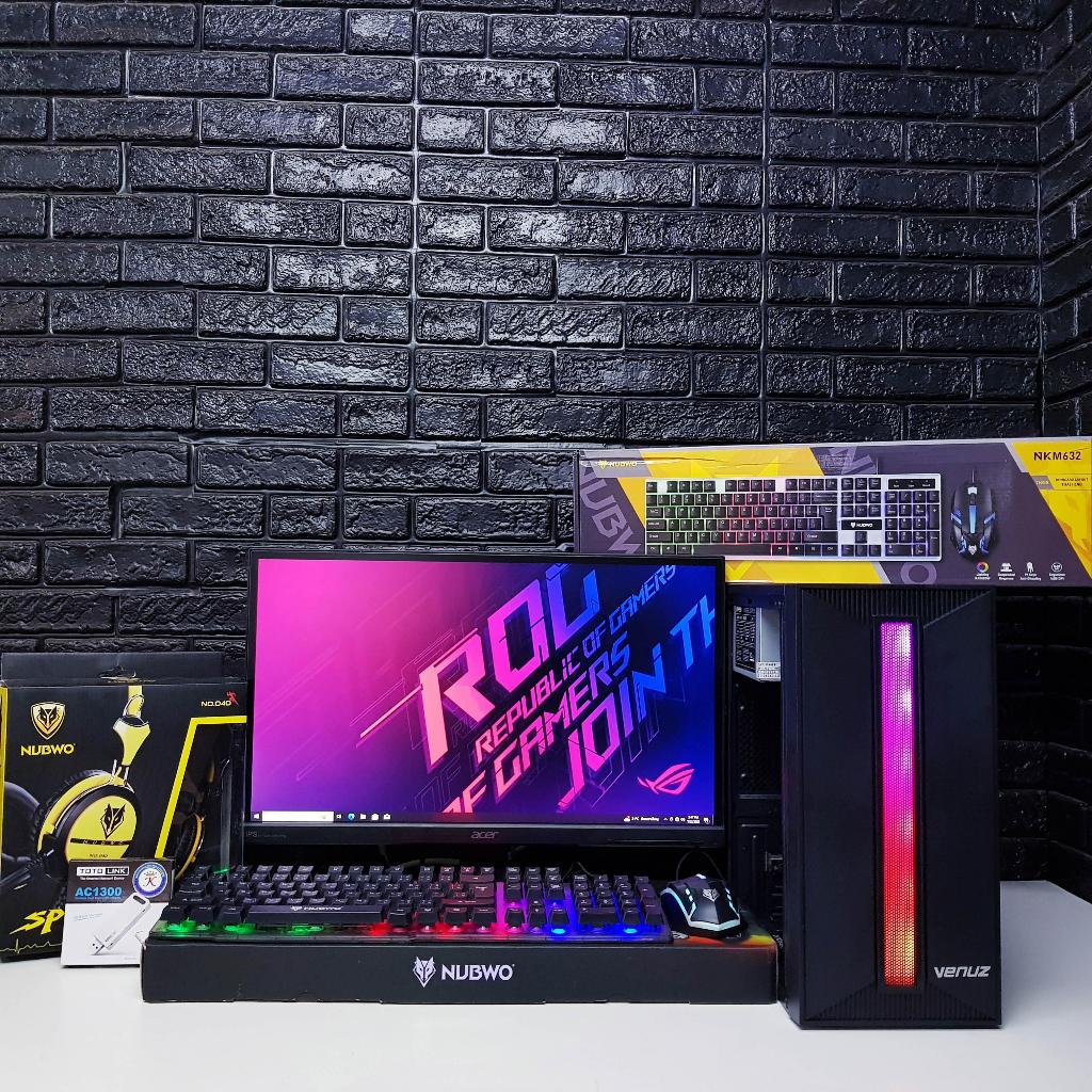 คอมเล่นเกม ทำงาน Intel Core i3-8100//Ram 8 GB DDR4//GTX960 2G // จอ19นิ้ว พร้อมเล่นพร้อมใช้