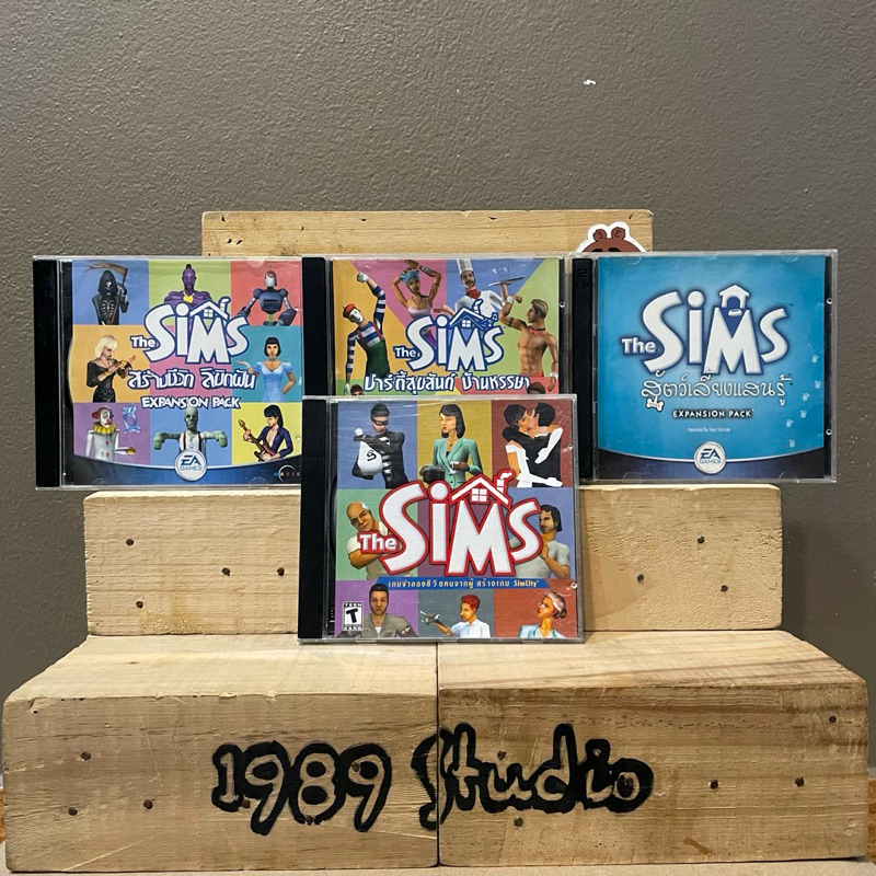 The Sims 1 Set : ลิขสิทธิ์แท้ กล่องภาษาไทย แผ่นเกมพีซี Pc