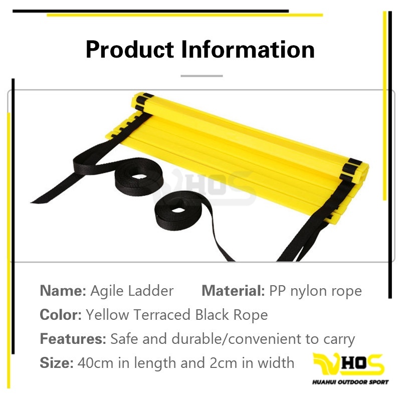 บันไดความเร็ว บันไดฟิตเนส บันไดฝึกซ้อมฟุตบอล บันไดความคล่องตัว กระโดดบันได บันไดความเร็ว บันไดความแรงของขา - รูปที่ 5