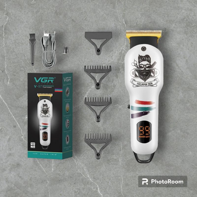 แบตเตอเลี่ยนตัดผมไร้สาย vgr 699 ไร้สาย