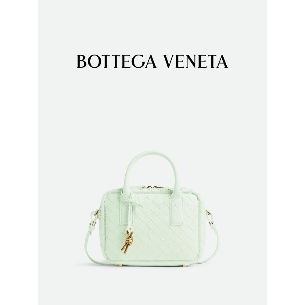 กระเป๋าถือ GETAWAY แบบทอขนาดเล็กรุ่นใหม่จาก BV Bottega Veneta กระเป๋าเอกสารบอสตันโบว์ลิ่งไหล่เดียว