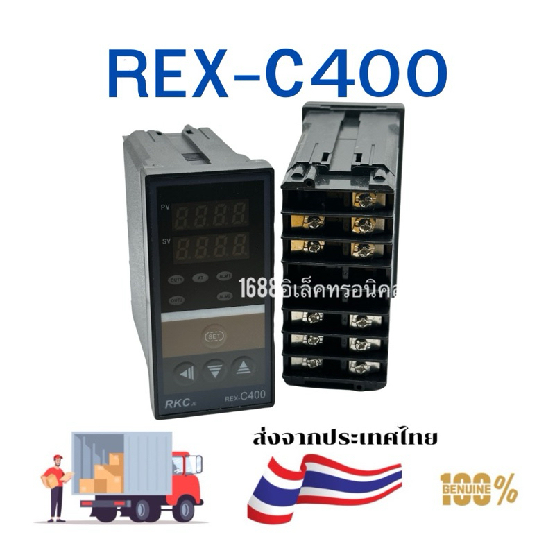 REX-C400 Dual Digital RKC อุณหภูมิ REX-C400FK07-M * จอแสดงผล LED PID อุณหภูมิควบคุม relay ssr