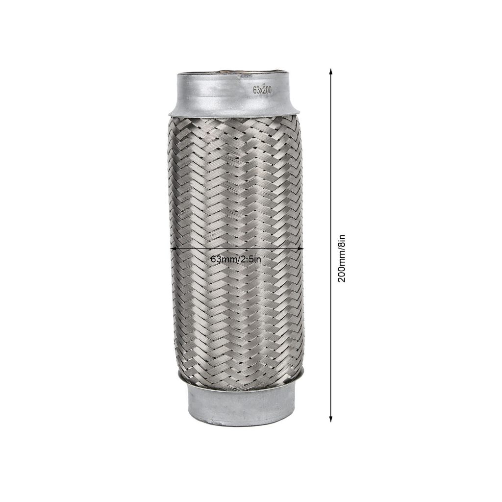 ท่ออ่อน ท่อไอเสีย 2.5x8 นิ้ว (อย่างดี) หนา 3 ชั้น (งานใหม่) - รูปที่ 2