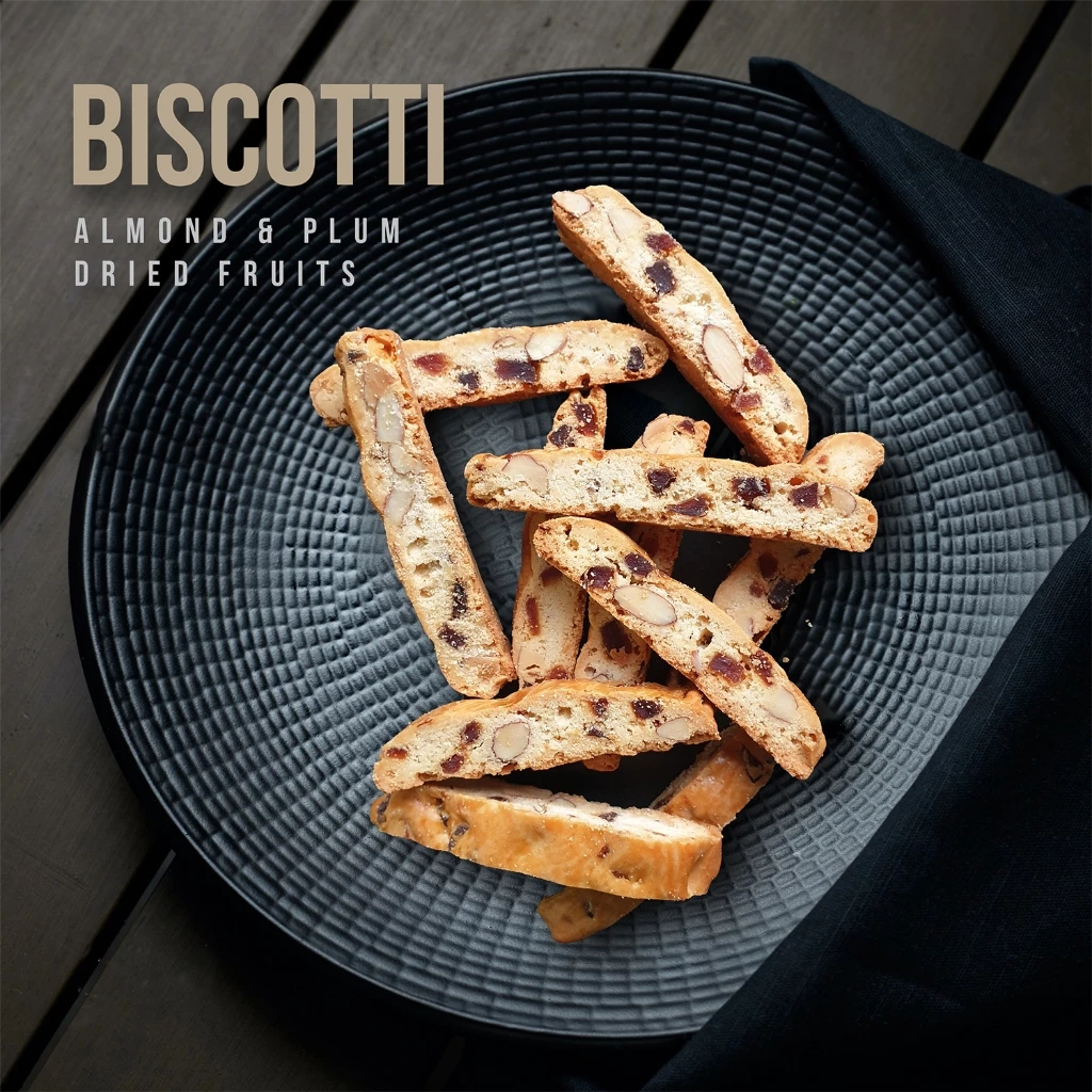 Biscotti Italian Cookie | อิตาเลียนคุกกี้บิสคอตติ กรอบ หอม อร่อย มีไขมันและน้ำตาลน้อย สะอาด ปลอดภัย ไม่มีวัตถุกันเสีย