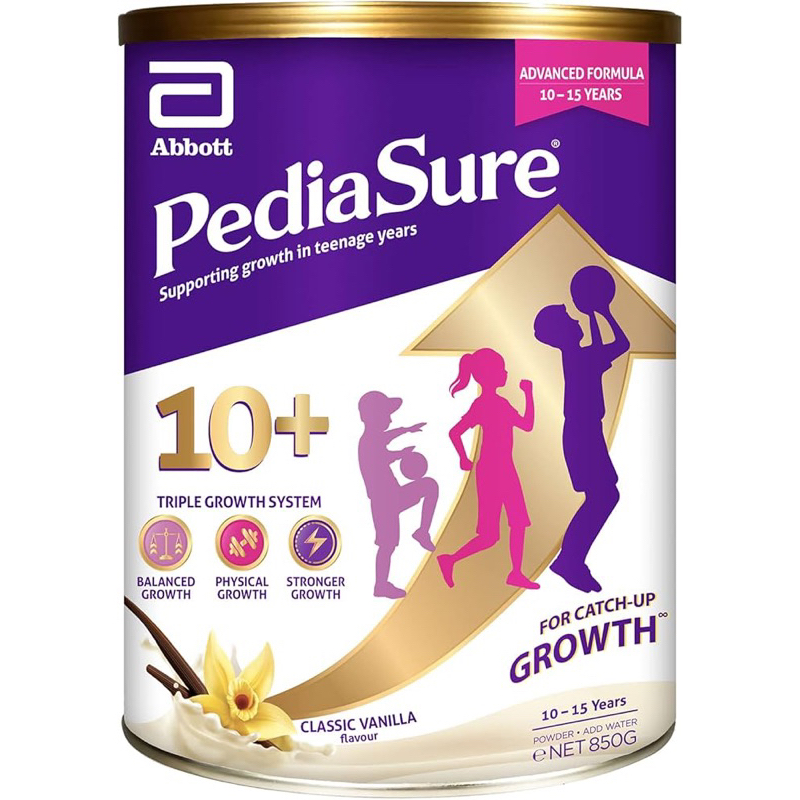 PEDIASURE 10+ VANILA (800G) 10 ขวบขึ้นไป
