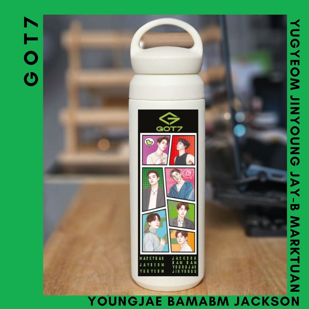 GD1. แก้ว Member GOT7 : GOT7 : Marktuan : Bambam : Jackson : Yugyeom : Youngjae : Jinyoung : JB