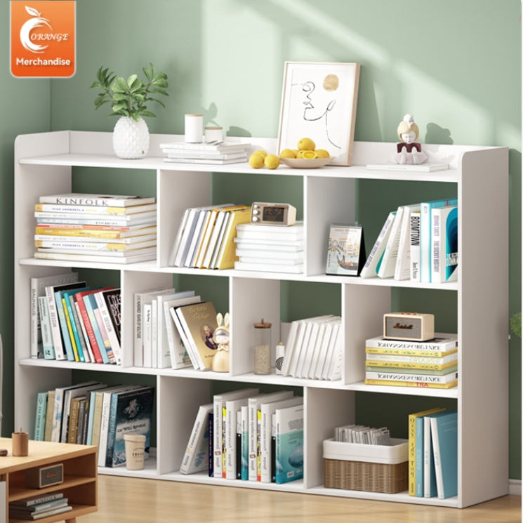 ORANGE ชั้นวางหนังสือ ชั้นวางของอเนกประสงค์ ชั้นวางของไม้ ตู้โชว์ ชั้นวางหนังสือ ชั้นวางของ ตู้โชว์ （ส่งจากกรุงเทพ）