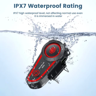 GEARELEC DK02 ชุดหูฟังบลูทูธสำหรับหมวกกันน็อค บลูทูธ5.2 กันน้ำIPX7 CVCการลดเสียงรบกวน แบตเตอรี่ 2800mAh สำหรับหมวกกันน็อ