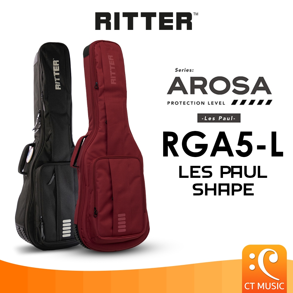 Ritter RGA5-L Les Paul Shape กระเป๋ากีตาร์ไฟฟ้า สำหรับกีตาร์ทรง Les Paul