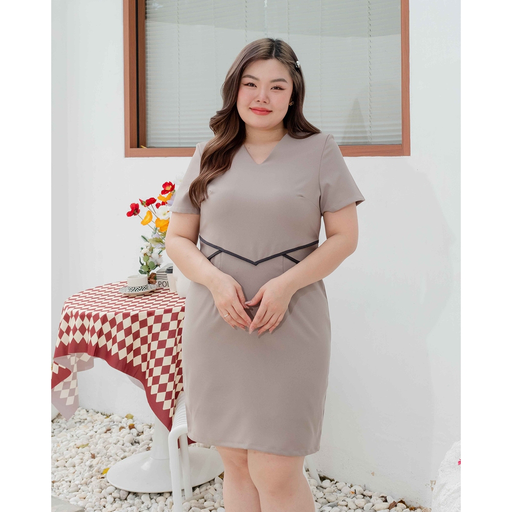 (XL-3XL) CRAYONBRAND - ชุดเดรส รุ่น Barbara dress