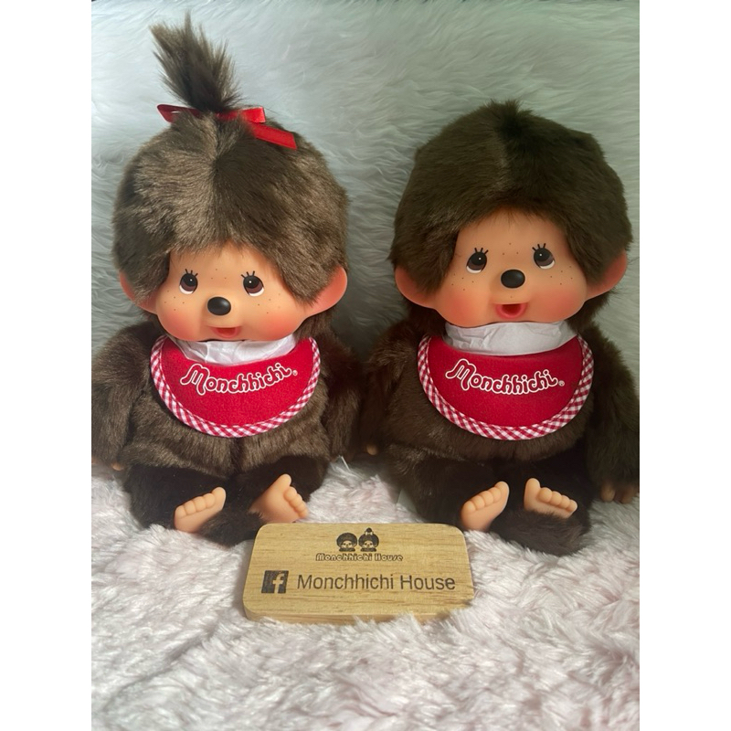 พร้อมส่ง ตุ๊กตาม่อนชิชิ Monchhichi Size M แท้ นำเข้าจากญี่ปุ่น ของใหม่ป้ายห้อย