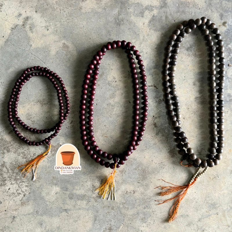 สร้อยประคำ ลูกประคำ ประคำไม้มงคล108เม็ด ไม้จันทร์หอม