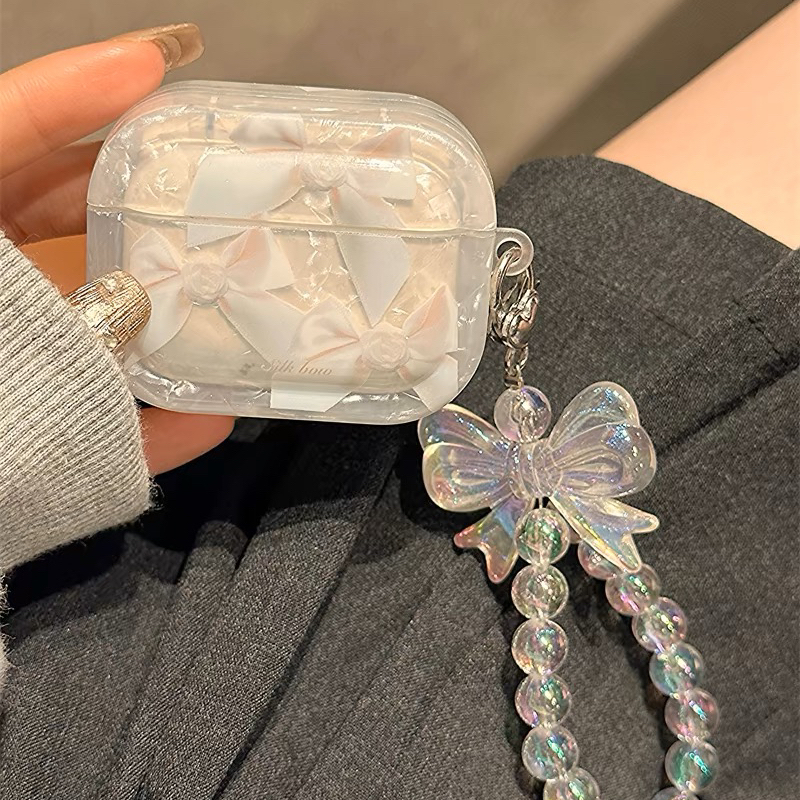 เคสหูฟัง i12 i11 i13 เคสใสการ์ตูนนูน 1 2 3 โบว์ขาว เคสหูฟังบลูทูธ gen gen1 gen2 เคสหูฟังไร้สาย Pro P