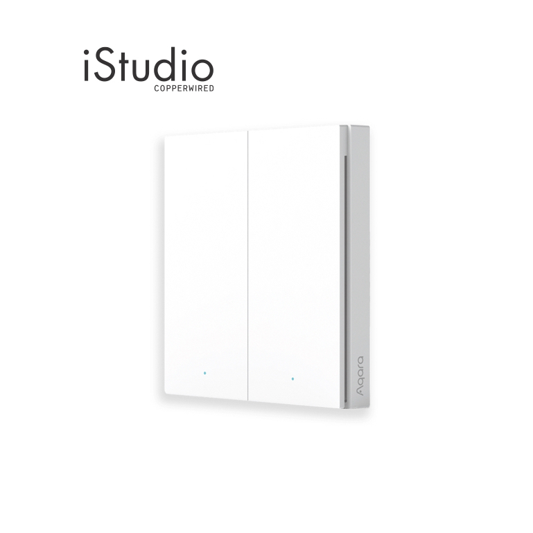 AQARA รีโมทสวิตช์ไร้สาย H1 [Double Rocker] I iStudio by copperwired