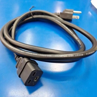 สายไฟ AC สายปลั๊ก UPS PDU 3x2.5 sqmm. มีกราวด์ - C19 - สายไฟ.com 3x1.5mm / 3x2.5mm