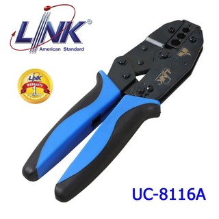 LINK Crimp Tool  BNC & F-Type & PAL for RG6, RG59 UC-8116A Blue
