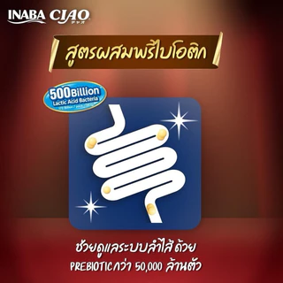 Ciao Sugoi Crunchy อาหารเม็ดน้องเหมียวเกรดพรีเมี่ยม สูตรเสริมพรีไบโอติก （แพ็คใหญ่-1.14Kg）