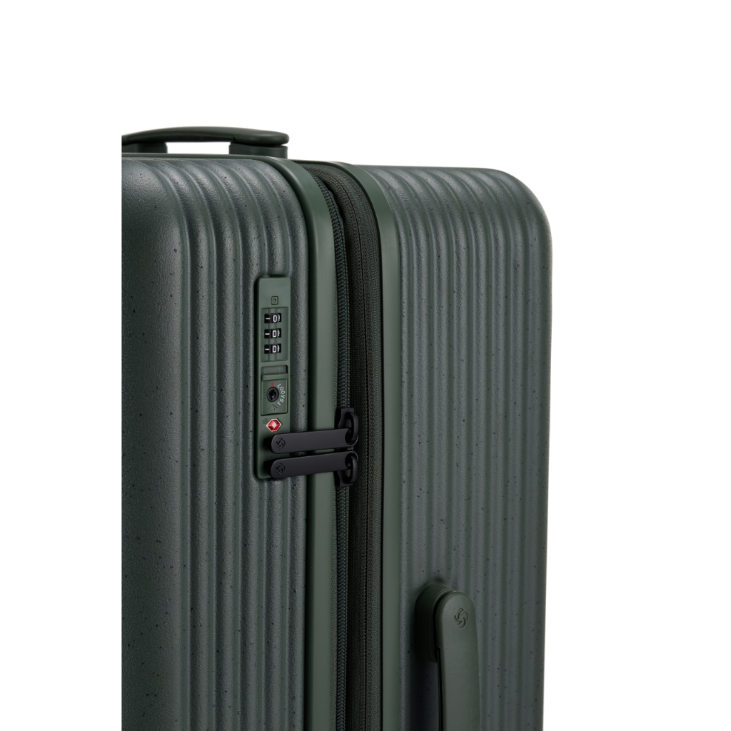SAMSONITE  RED กระเป๋าเดินทางล้อลากทรงTRUNK รุ่น TOIIS XP ขนาด 27 นิ้ว HARDSIDE SPINNER 74/27 EXP