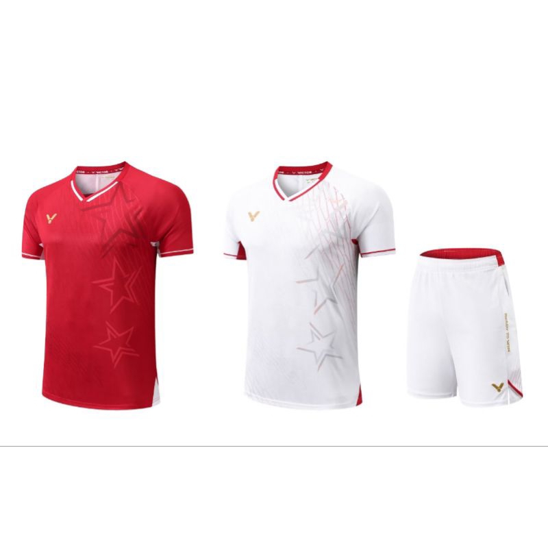 เสื้อVictorรุ่นไหม่ล่าสุดส่งจากไทย  ดีงามแท้รับประกัน