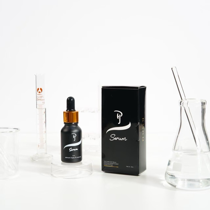 PJ serum พีเจเซรั่ม เซรั่มพีเจ  ผม คิ้ว หนวด เครา Pj Serum แพคเกตใหม่