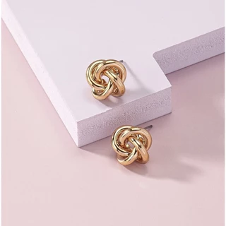 KYM.vibes - Atomic Stud Earrings ต่างหูแป้น ต่างหูมินิมอล