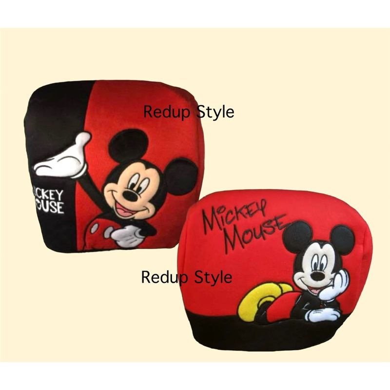 หุ้มหัวเบาะ Mickey Mouse (ราคาต่อ 1 ชื้น) มี 3 ลาย ลิขสิทธิ์แท้